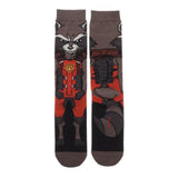 Guardians Of The Galaxy Rocket Character Collection One Pair Of Crew Socks - Radar Toys