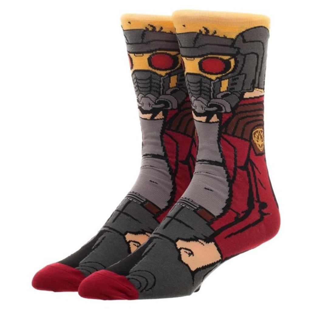 Guardians Of The Galaxy Star-Lord Character Collection One Pair Of Crew Socks