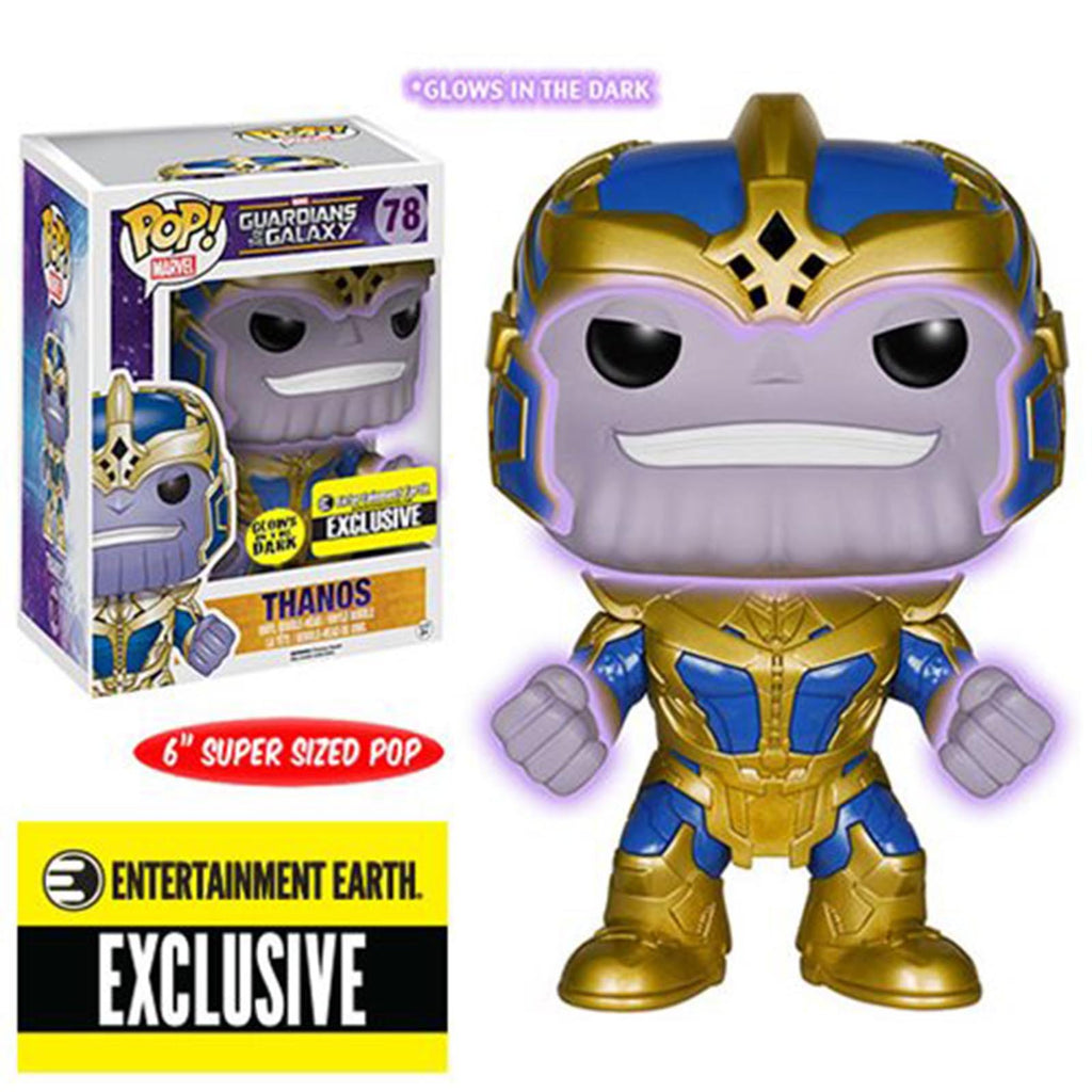 Guardians of the Galaxy Exclusive POP Thanos Bobble Head Vinyl Figure Set