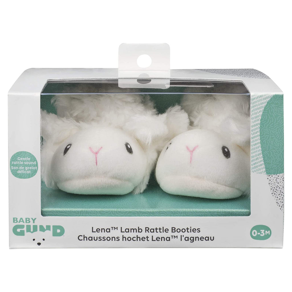 Gund Baby Lena Rattle Booties 6059030 - Radar Toys