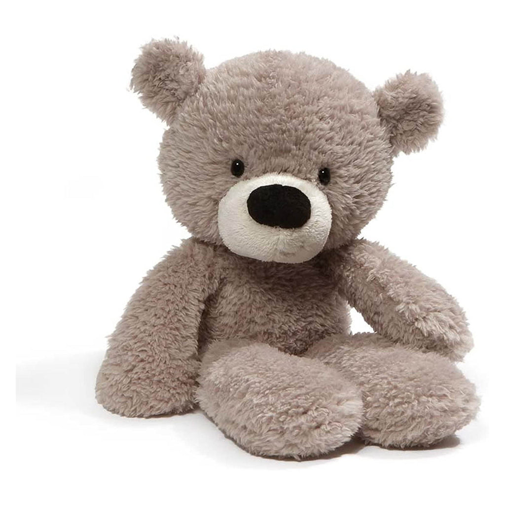 Gund Fuzzy Teddy Bear Gray 13.5 Inch Plush Figure - Radar Toys