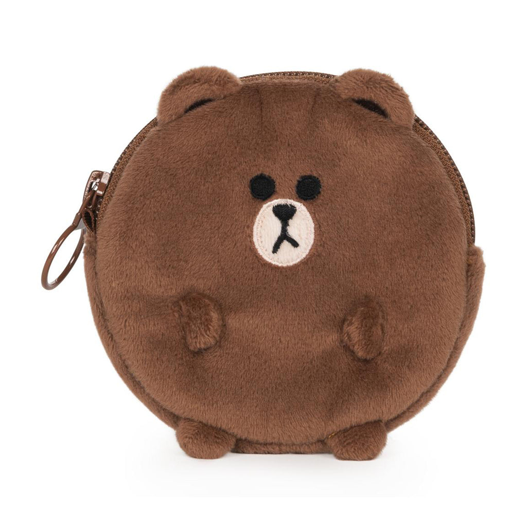 Gund Line Friends Brown Coin Purse Plush Figure - Radar Toys