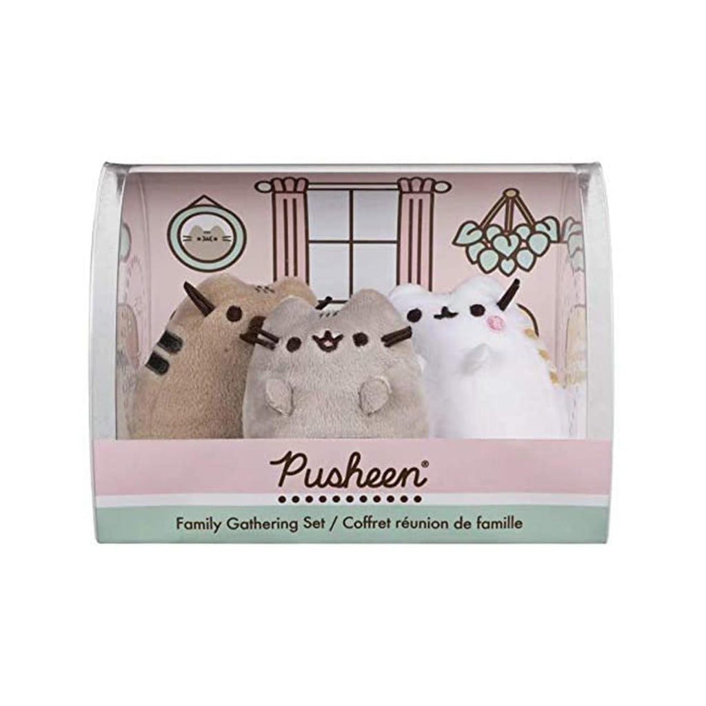 Gund Pusheen Family Gathering Collector 3 Plush Figure Set