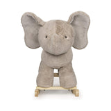Gund Rocker Elephant Gray 23 Inch Wooden Base Plush Rocker - Radar Toys