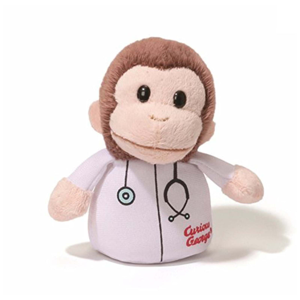 Gund Curious George Doctor 4 Inch Plush Figure - Radar Toys