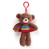Gund DC Universe Superman 6.5 Inch Plush Bear Figure Clip - Radar Toys