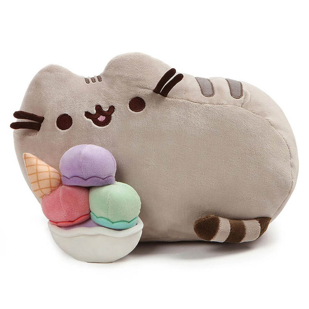 Gund Pusheen Snackable Sundae 12 Inch Plush Figure - Radar Toys