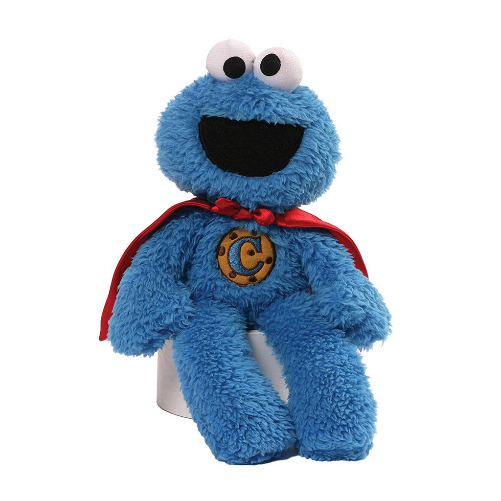 Gund Sesame Street Cookie Monster Superhero Take Along 12 Inch Plush - Radar Toys