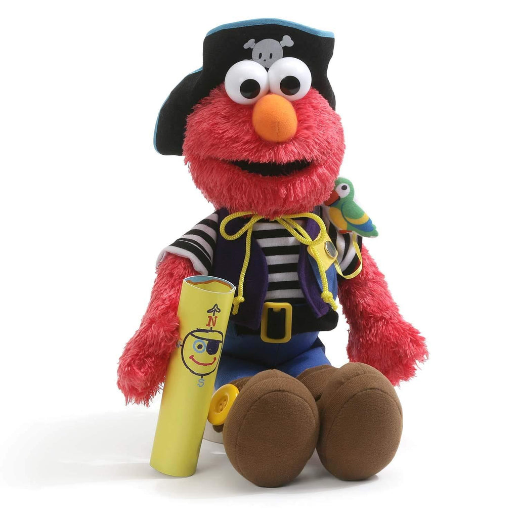 Gund Sesame Street World Teach Me Pirate 15 Inch Plush - Radar Toys