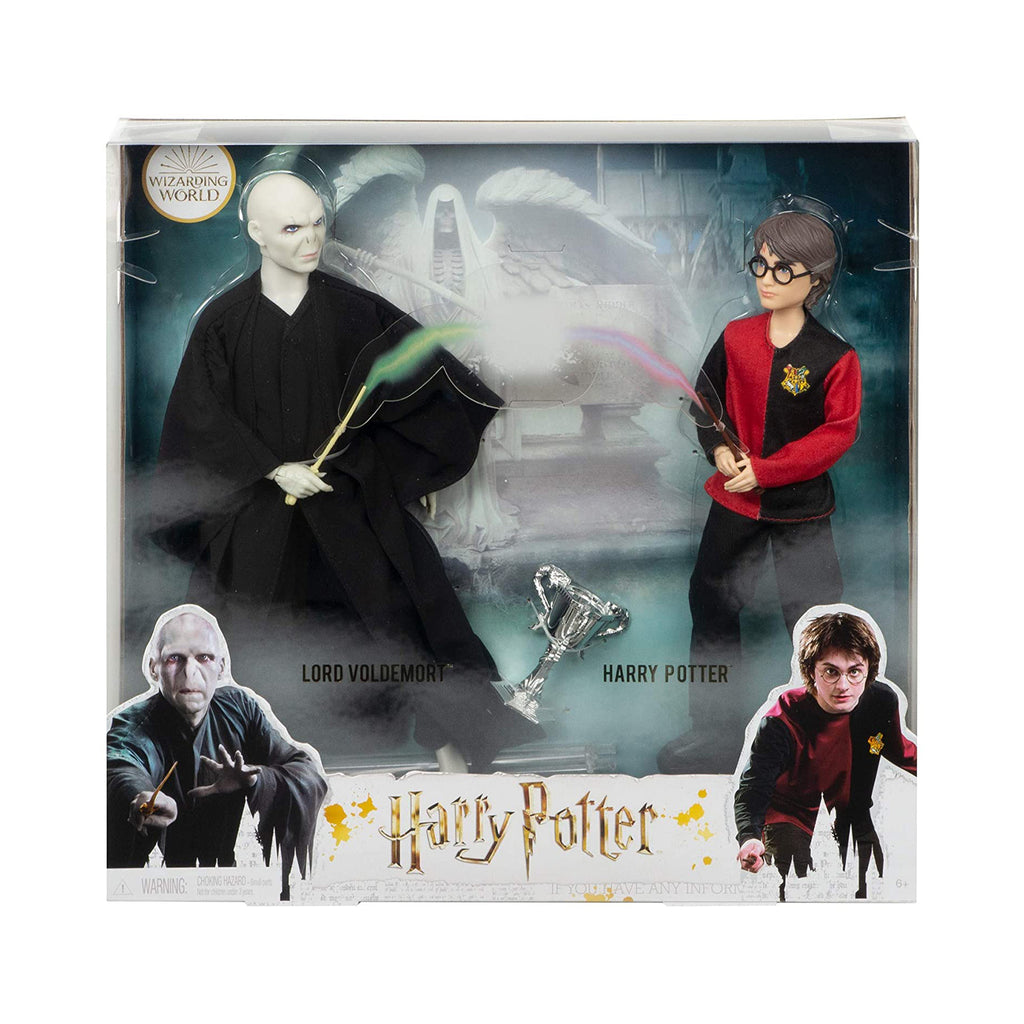 Harry Potter Goblet Of Fire Voldemort Harry 2 Figure Doll Set