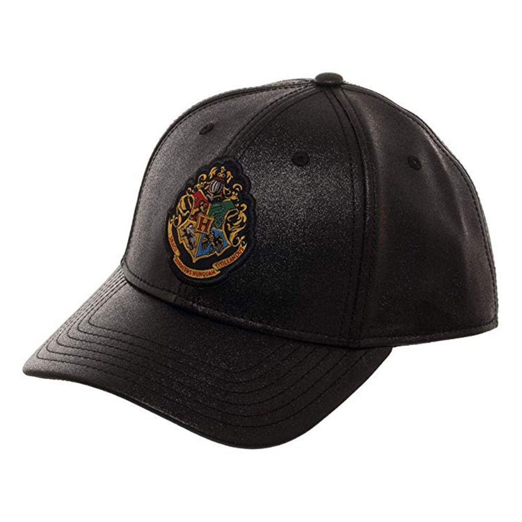 Harry Potter Hogwarts Black Gold Glitter Snapback Hat