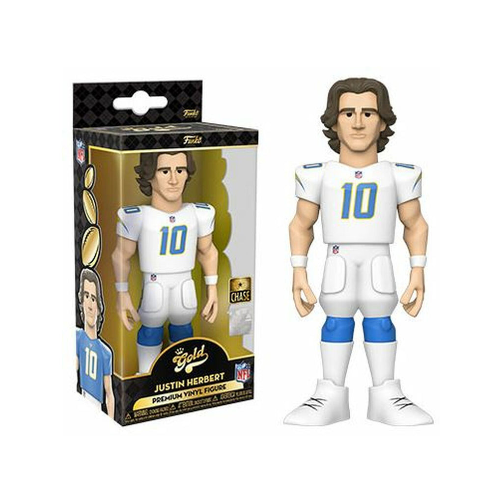 Funko NFL Patriots Gold Justin Herbert Vinyl Figure CHASE