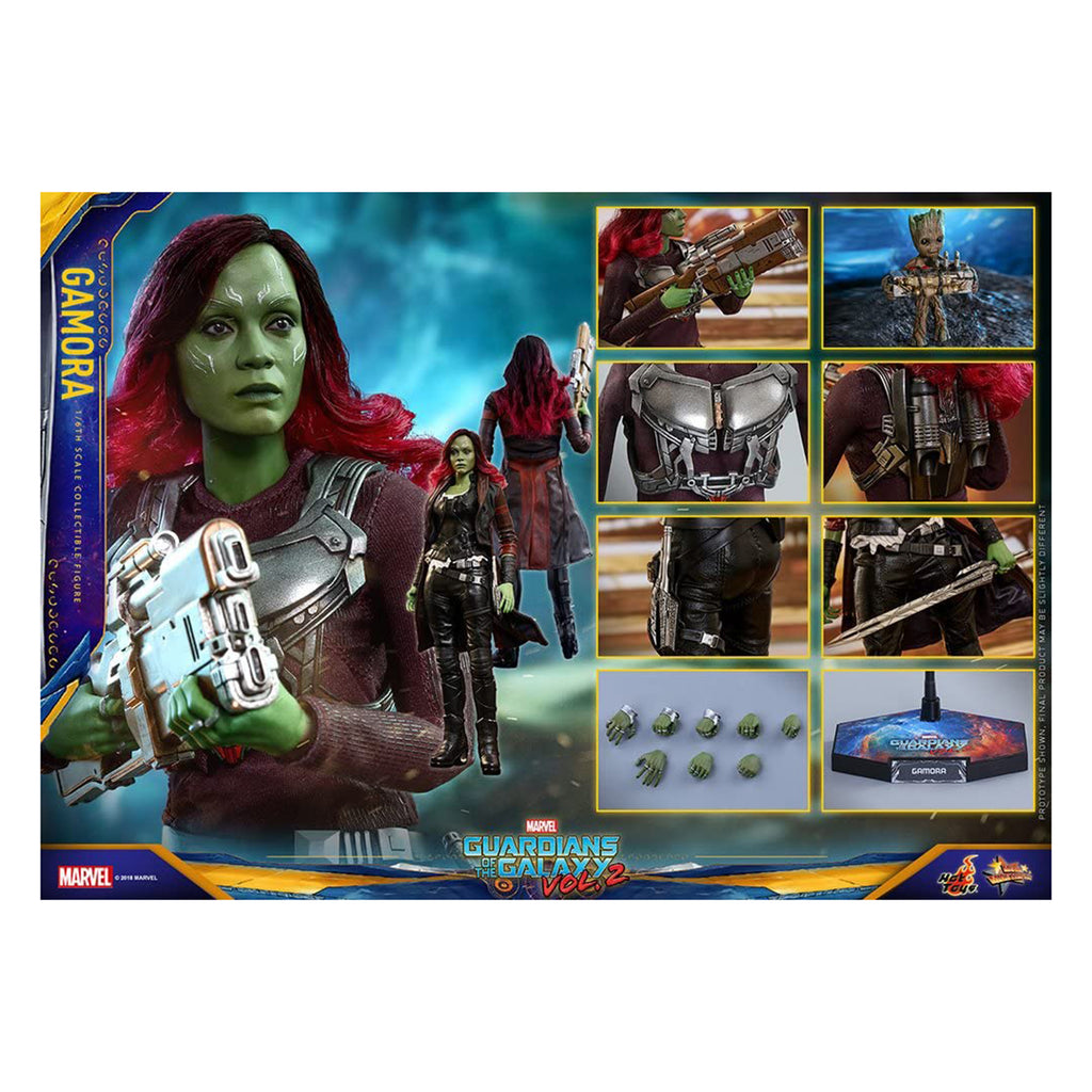 Hot Toys Guardians Galaxy 2 Movie Masterpiece Gamora Figure - Radar Toys