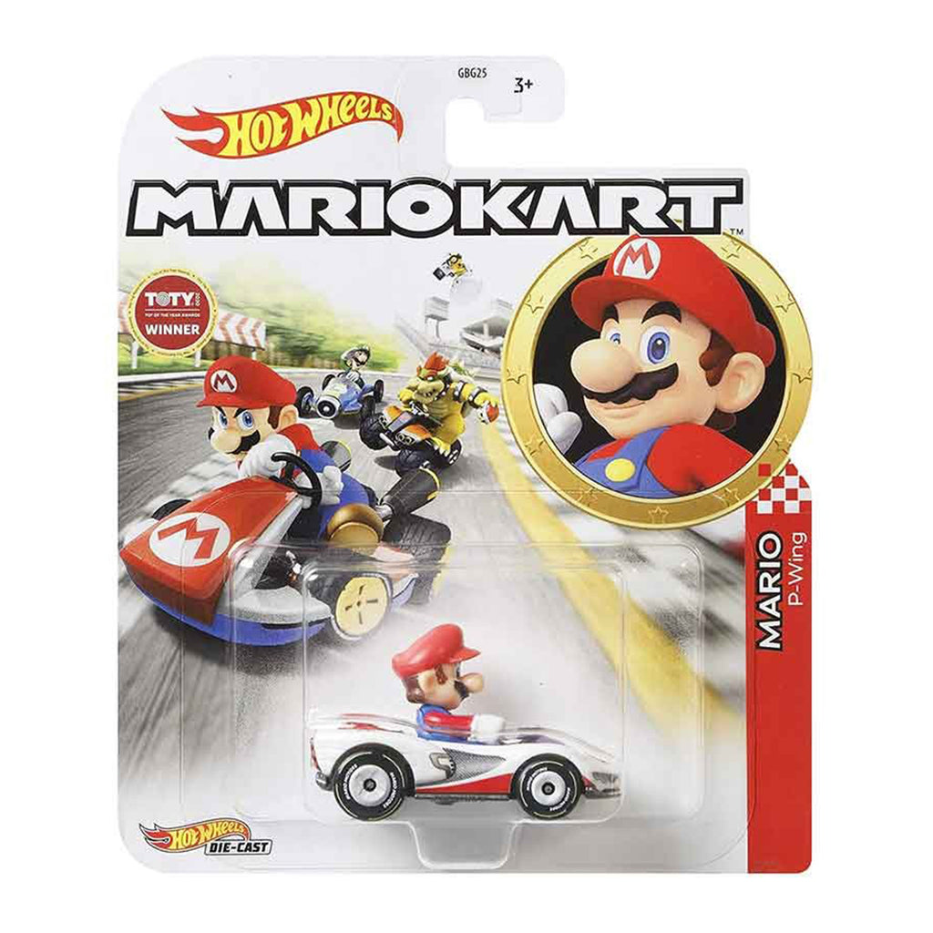 Hot Wheels Mario Kart Mario P-Wing Kart - Radar Toys
