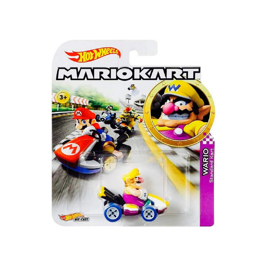 Hot Wheels Mario Kart Wario Standard Kart - Radar Toys