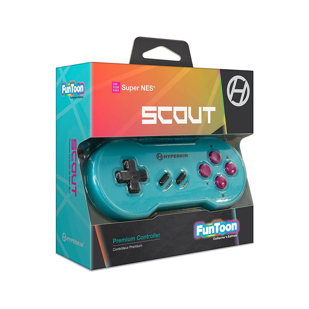 Hyperkin Scout Premium SNES HyperBeach Wired Controller - Radar Toys