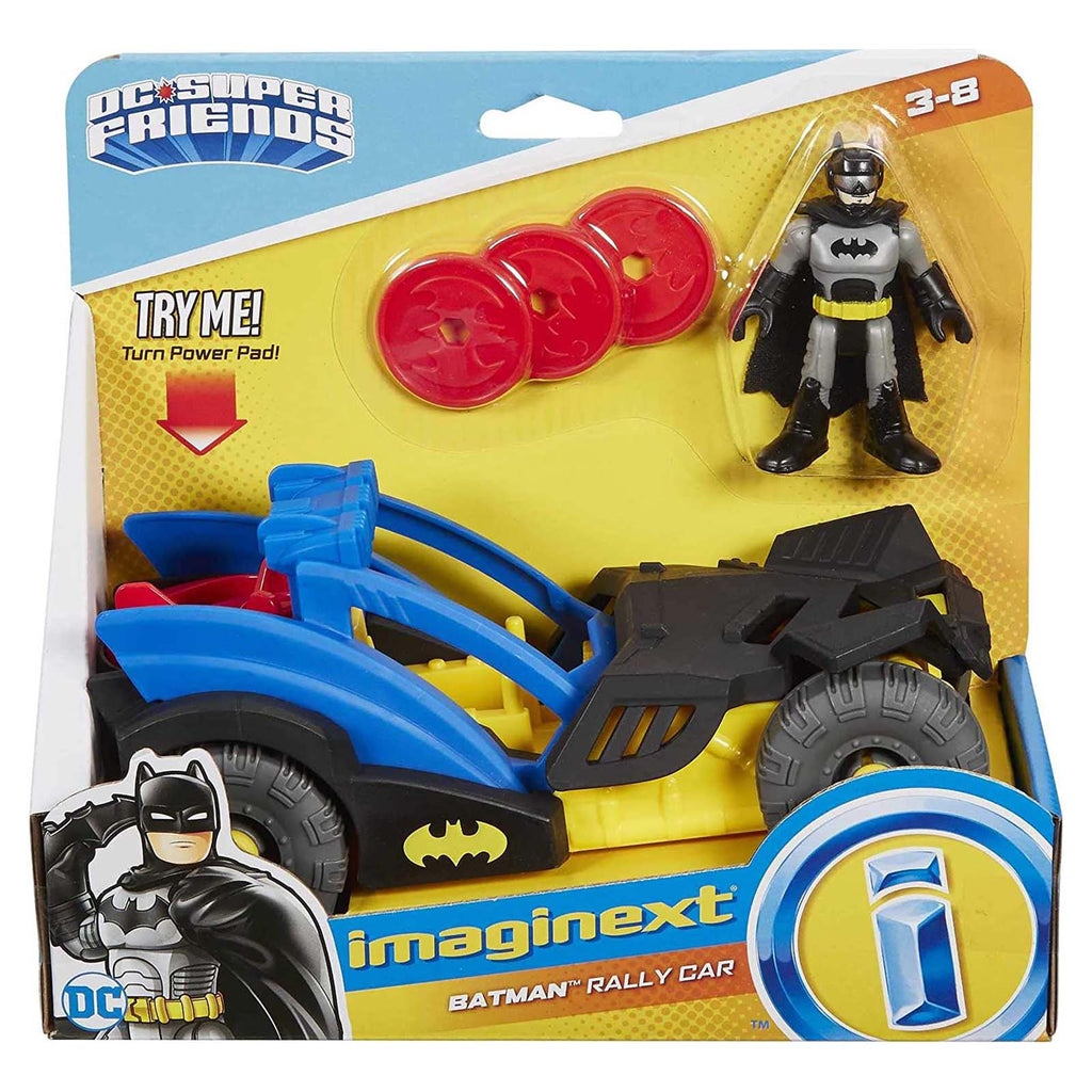 Imaginext DC Super Friends Batman Rally Car Vehicle Set