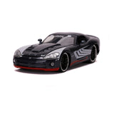 Jada Marvel Spiderman Venom 2008 Dodge Viper 1:24 Diecast Car - Radar Toys