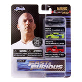 Jada Toys Nano Hollywood Rides Fast And Furious NV1 Set Of 3 Diecast Figures - Radar Toys