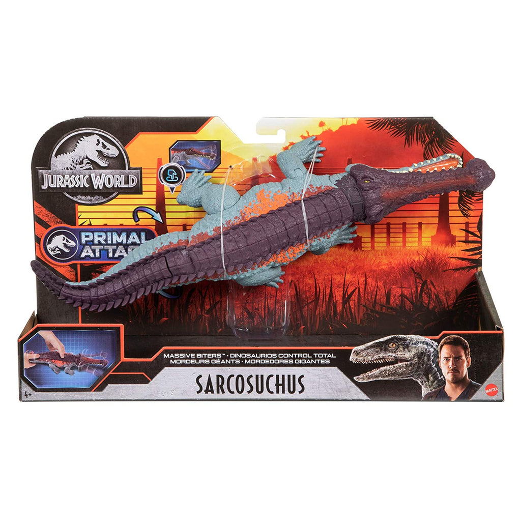 Jurassic World Massive Biters Sarcosuchus Dinosaur Figure