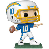 Funko NFL Los Angeles Chargers POP Justin Herbert Home Uniform Vinyl Figure - Radar Toys