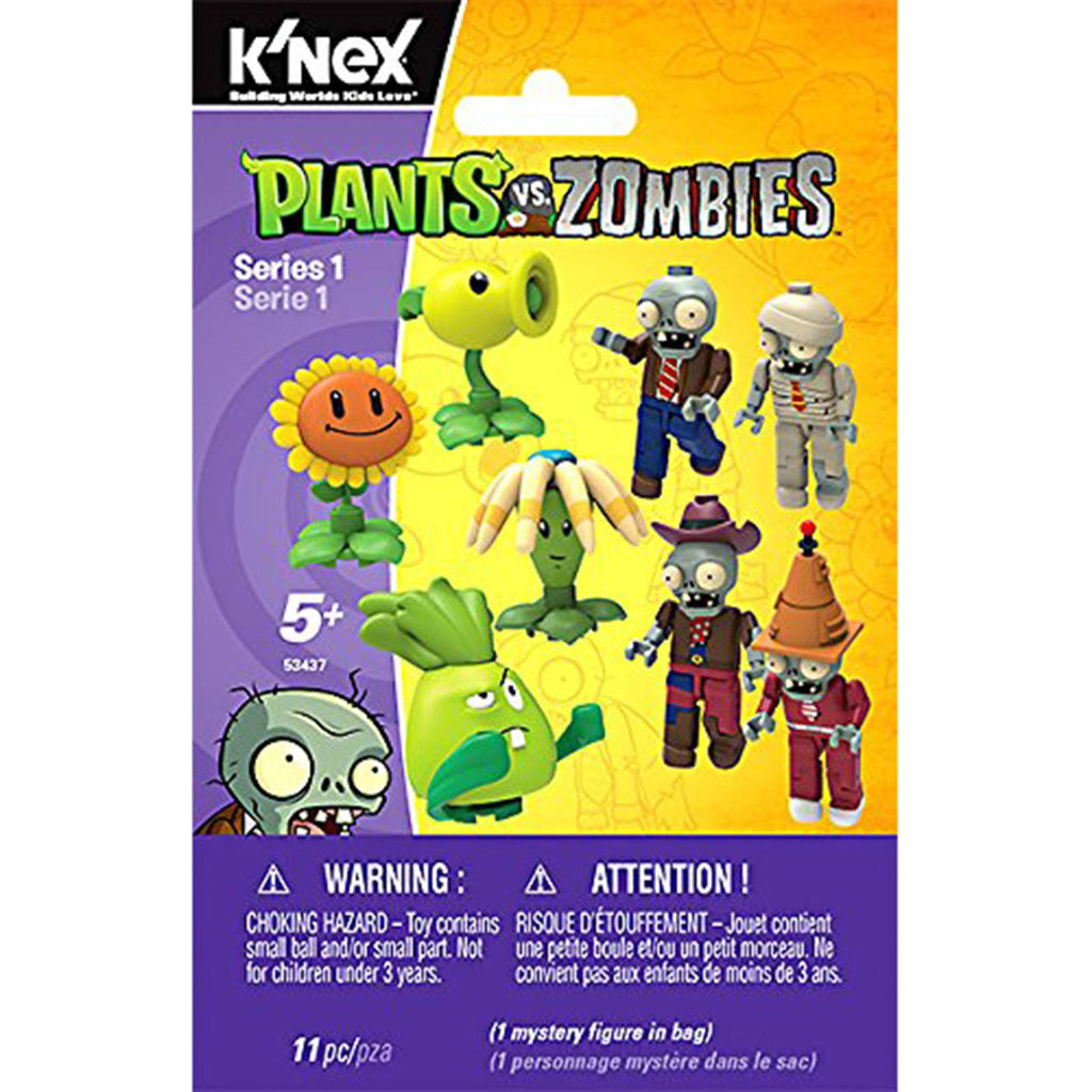 K'Nex Plants Vs Zombies Series 1 Blind Bag Mini Figure - Radar Toys