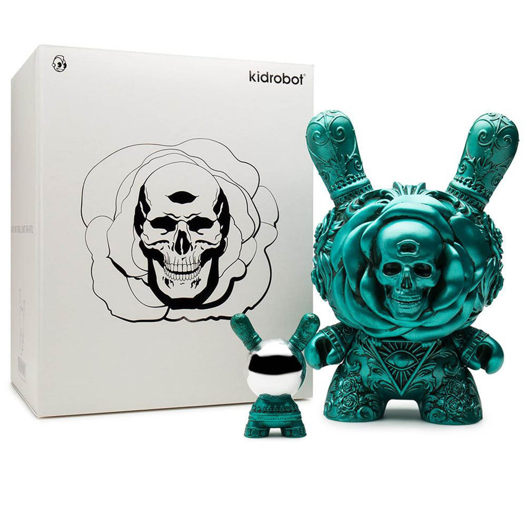 Kidrobot Arcane Divination The Clairvoyant 8 Inch Dunny Teal Figure