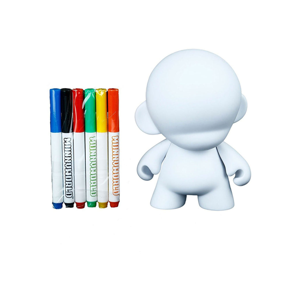 Kidrobot Crayola Do It Yourself White 7 Inch Blank Vinyl Figure