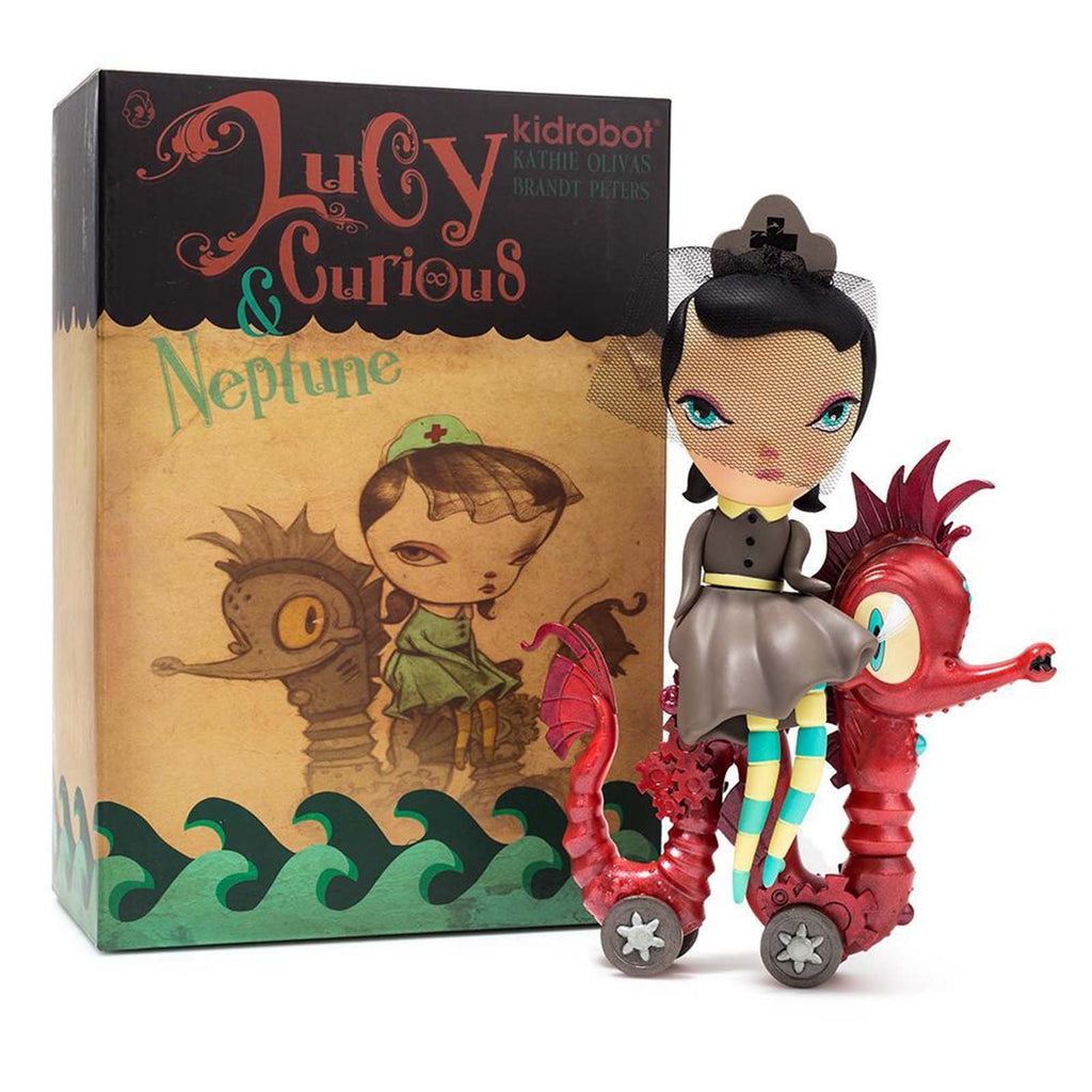 Kidrobot Dark Harbor Lucy Curious Medium 7 Inch Vinyl Figure