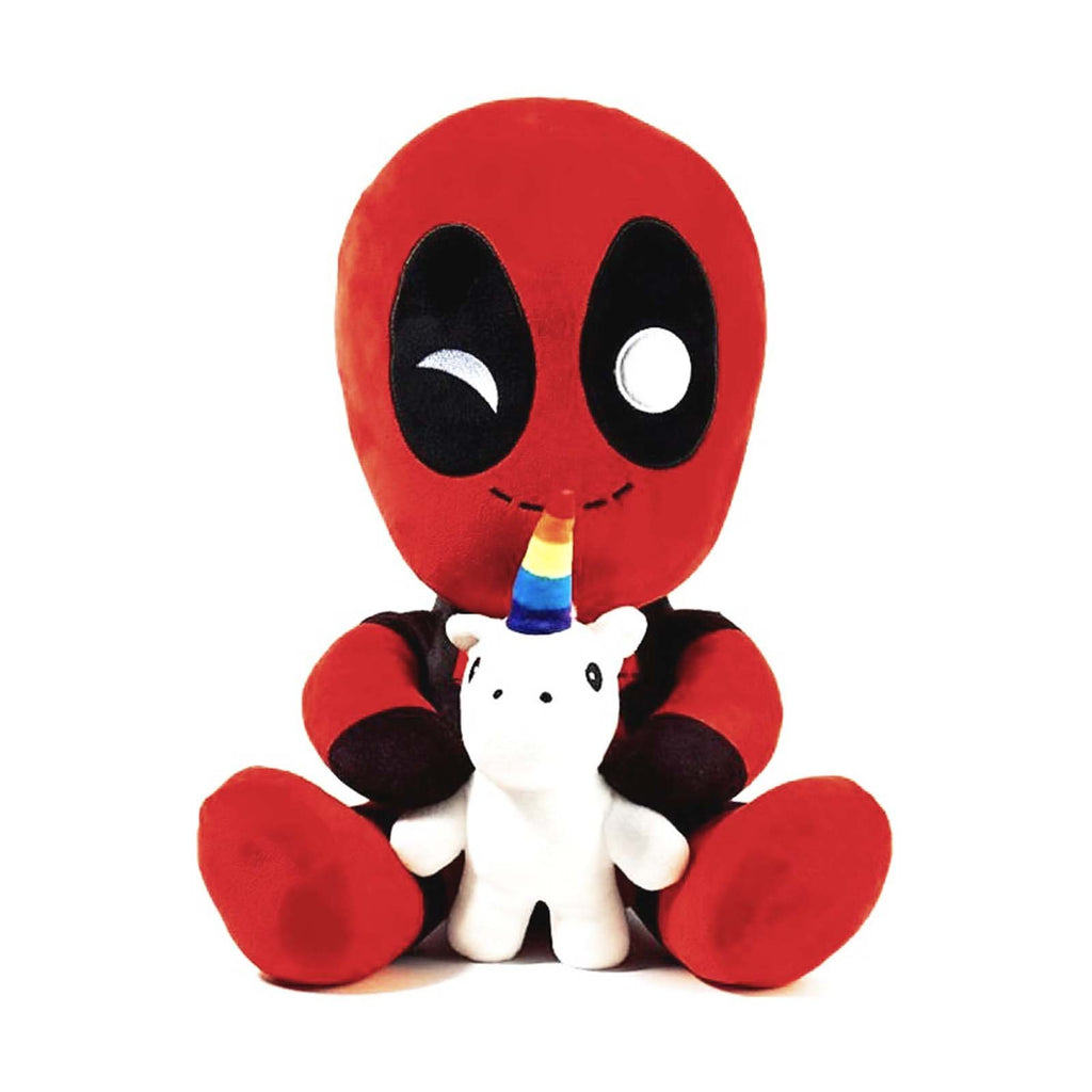 Kidrobot Marvel Phunny Deadpool With Unicorn Plush Figure