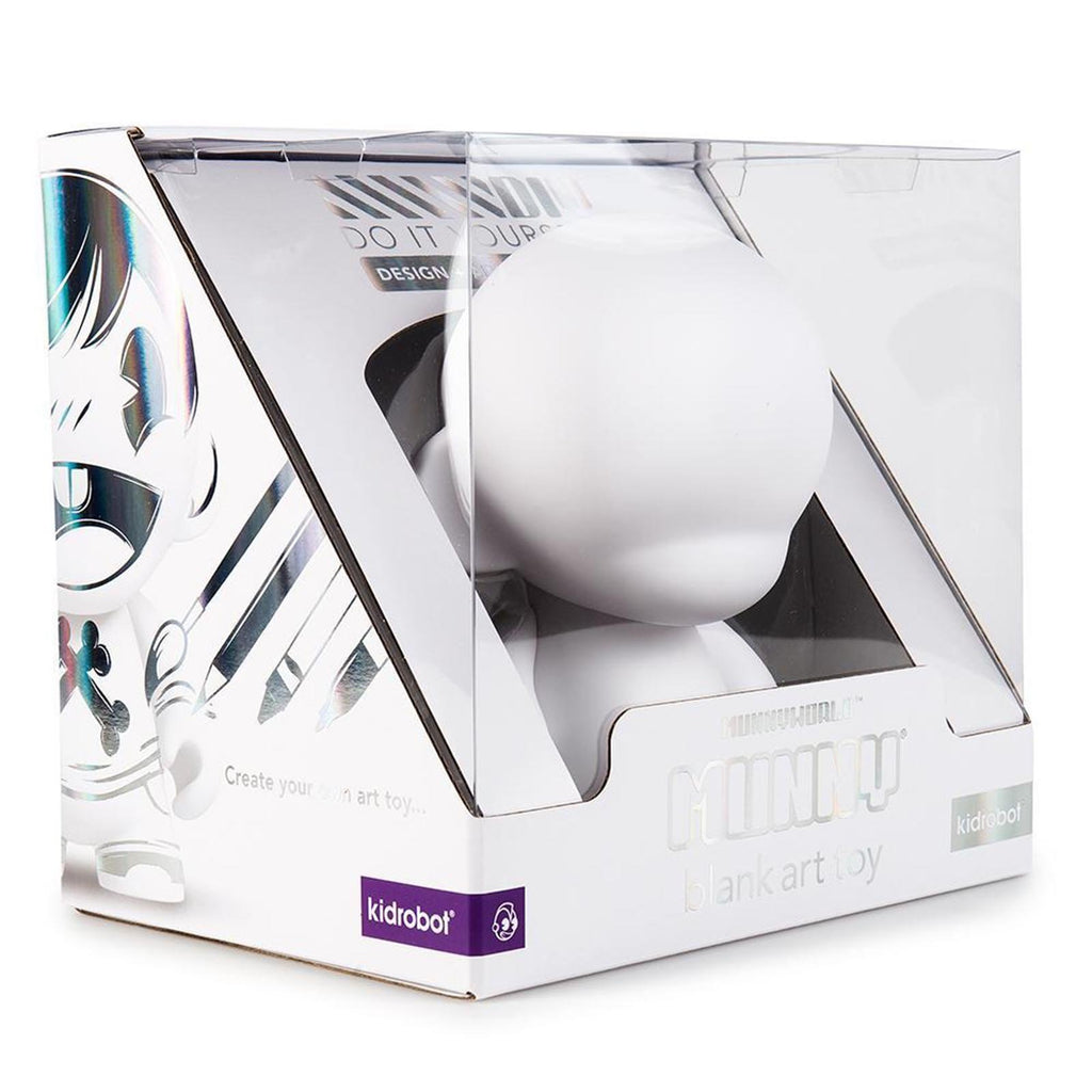 Kidrobot Munnyworld White 7 Inch Blank Figure