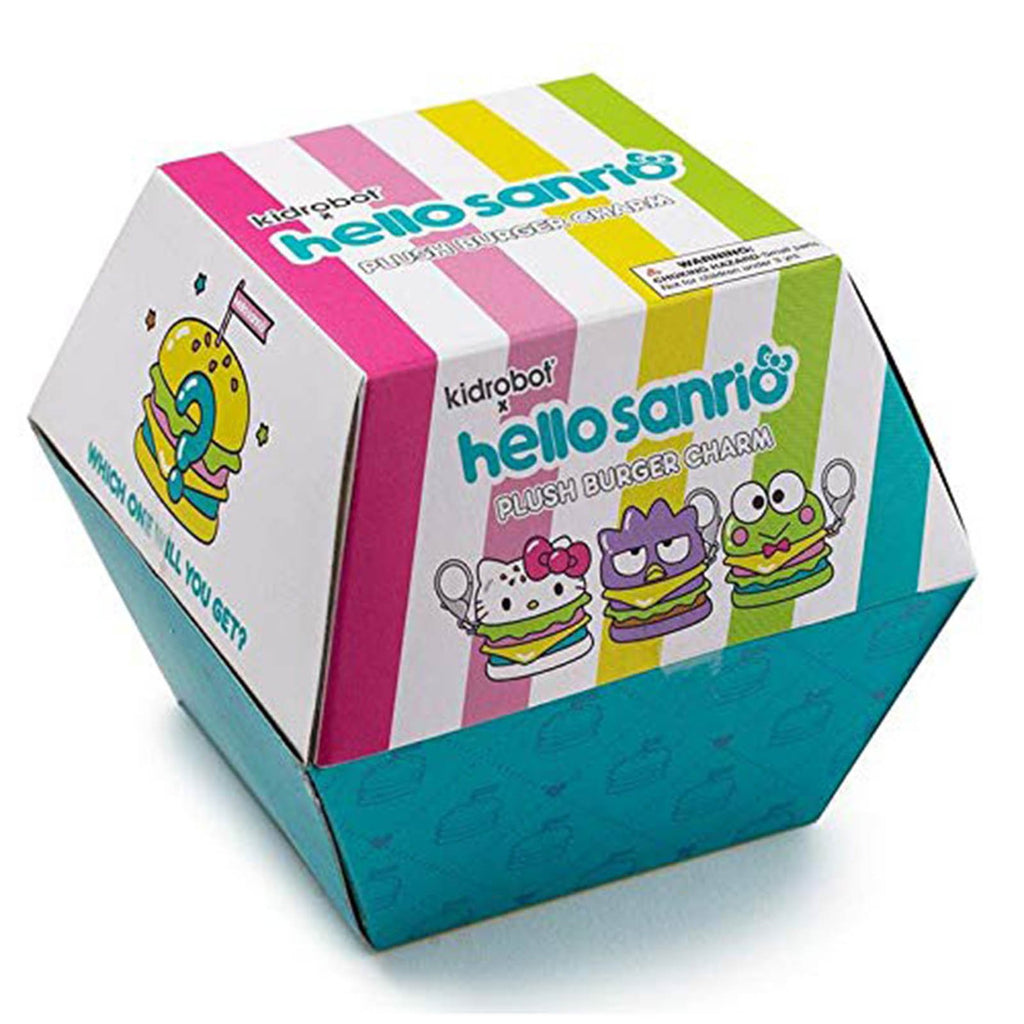 Kidrobot Sanrio Hello Kitty Burger Blind Box Charm Mini Plush Figure