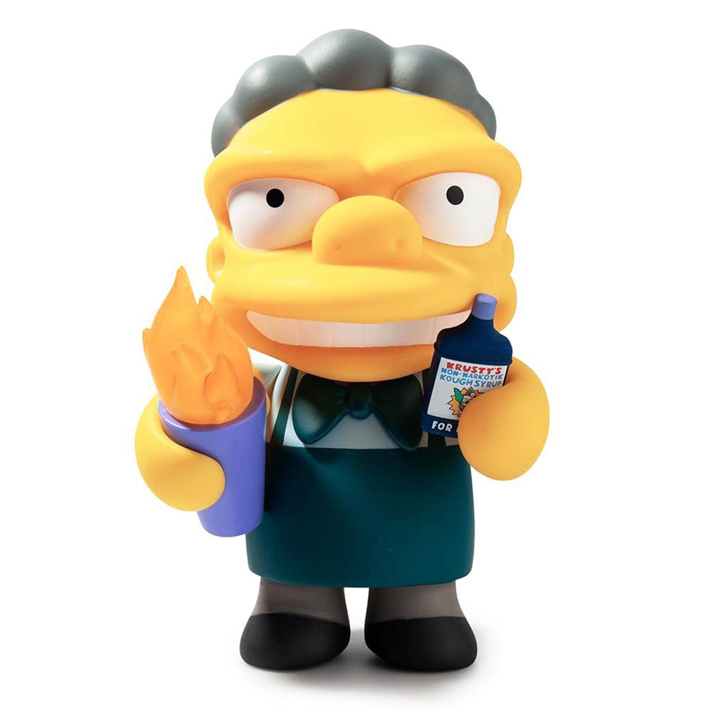 Kidrobot Simpsons Flaming Moe's Medium 7 Inch Figure