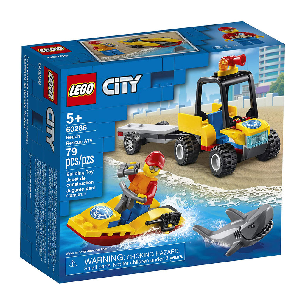 LEGO® City Beach Rescue ATV Building Set 60286 - Radar Toys