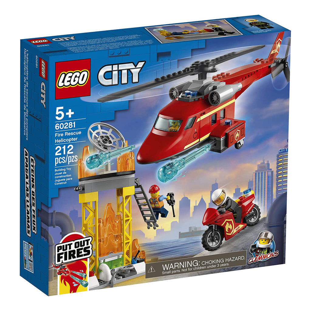 LEGO® City Fire Rescue Helicopter Building Set 60281 - Radar Toys