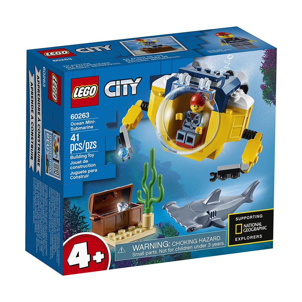 LEGO® City Ocean Mini-Submarine Building Set 60263 - Radar Toys