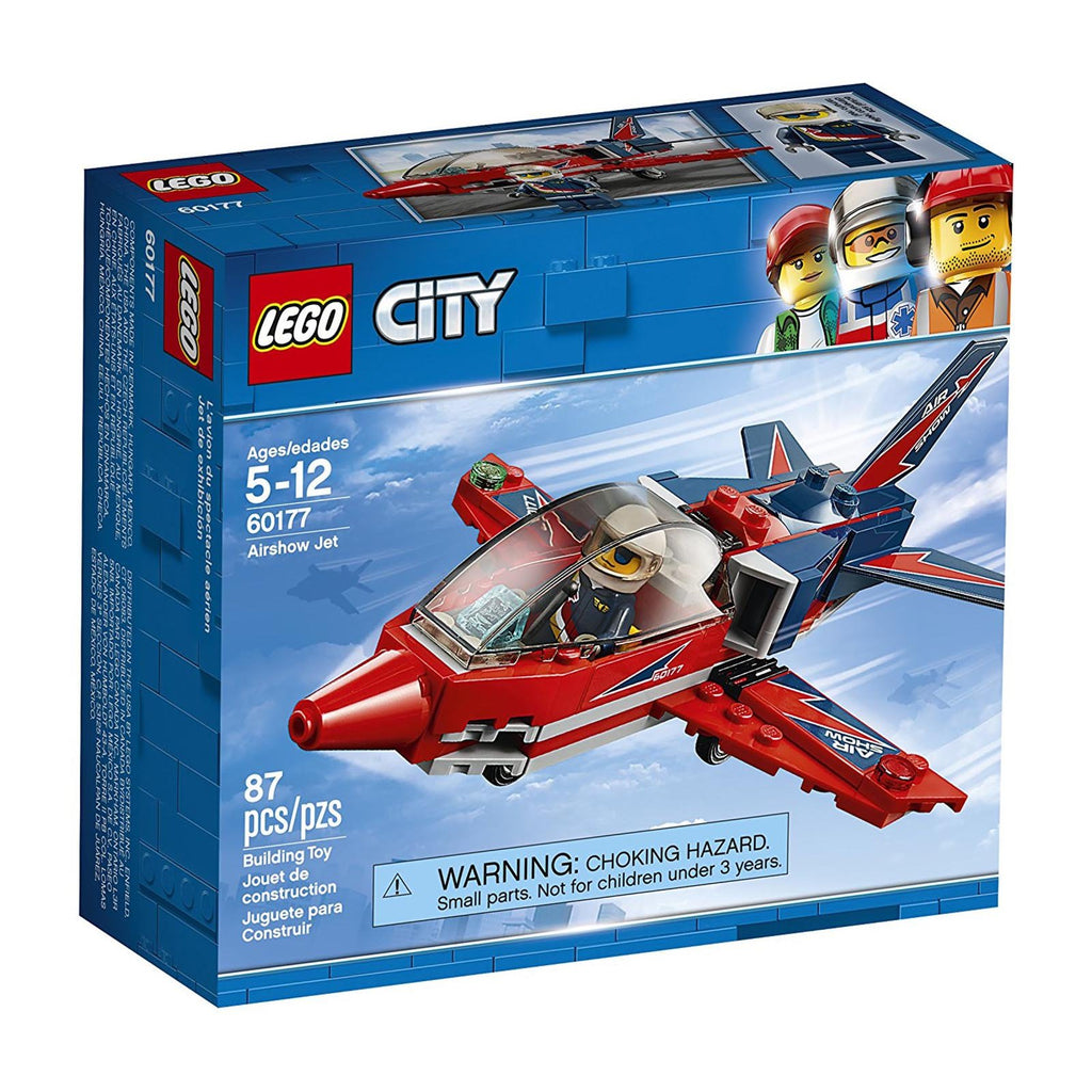 LEGO® City Airshow Jet Building Set 60177 - Radar Toys