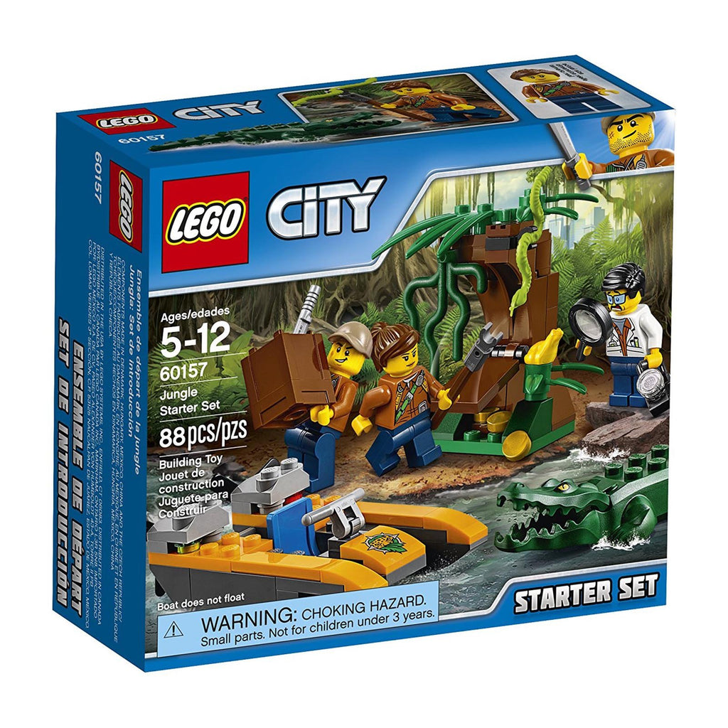 LEGO® City Jungle Starter Set Building Set 60157 - Radar Toys