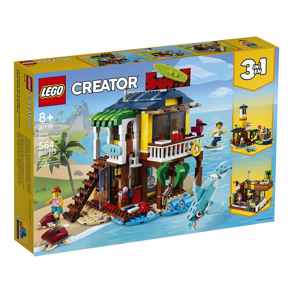 LEGO® Creator Surfer Beach House Building Set 31118 - Radar Toys