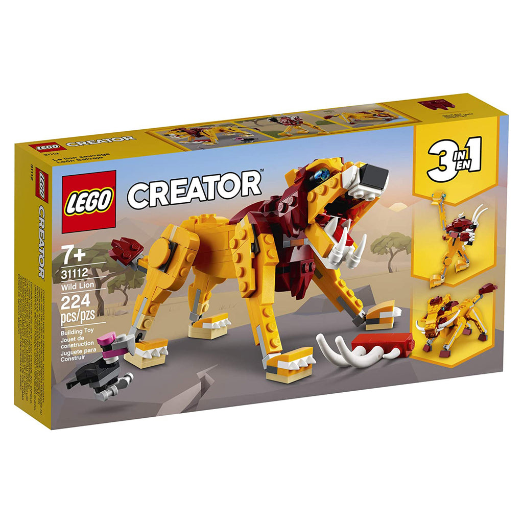 LEGO® Creator Wild Lion Building Set 31112 - Radar Toys