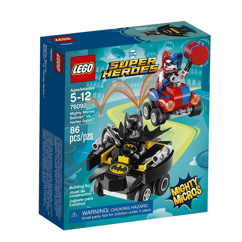 LEGO® DC Super Heroes Mighty Micros Batman Vs Harley Quinn Building Set 76092