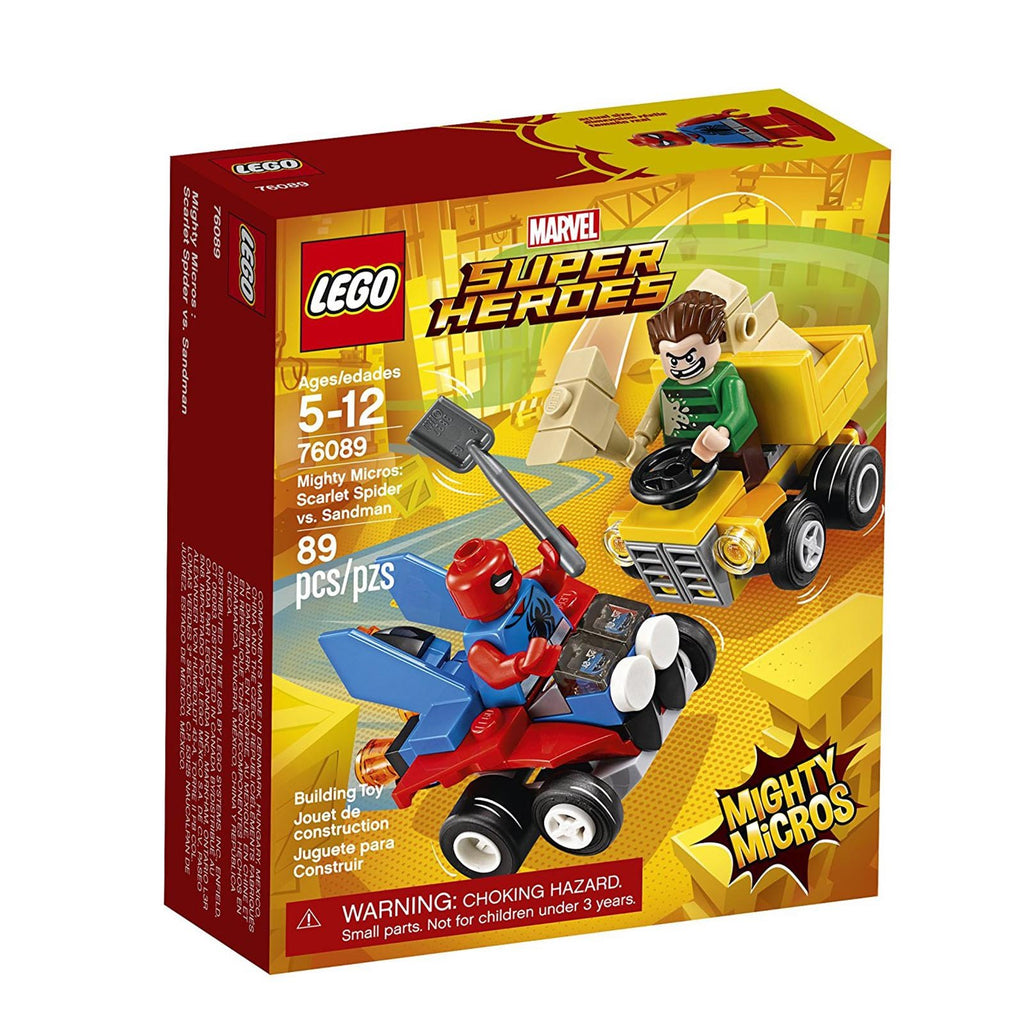 LEGO® Marvel Super Heroes Mighty Micros Scarlet Spider Vs Sandman Building Set 76089