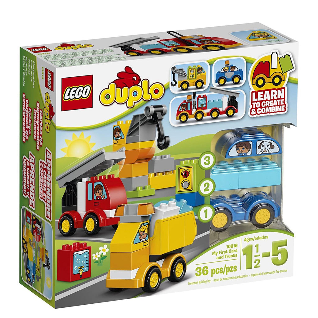LEGO® DUPLO® My First Cars And Trucks Building Set 10816 - Radar Toys