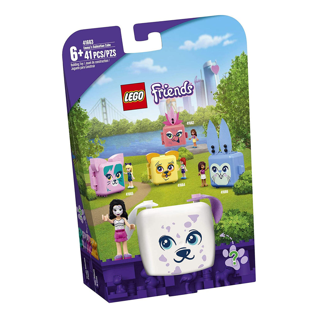 LEGO® Emma's Dalmatian Cube Building Set 41663 - Radar Toys