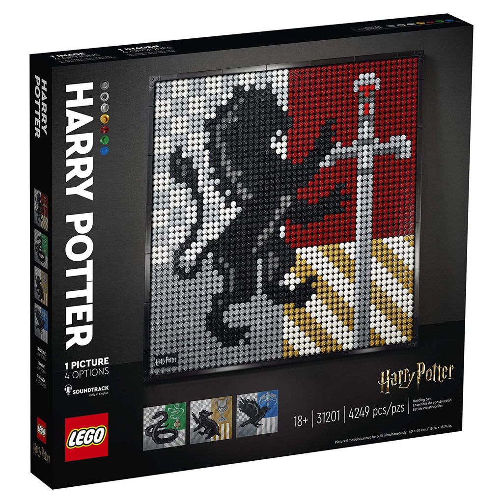 LEGO® Harry Potter Hogwarts Crests Portrait Building Set 31201 - Radar Toys