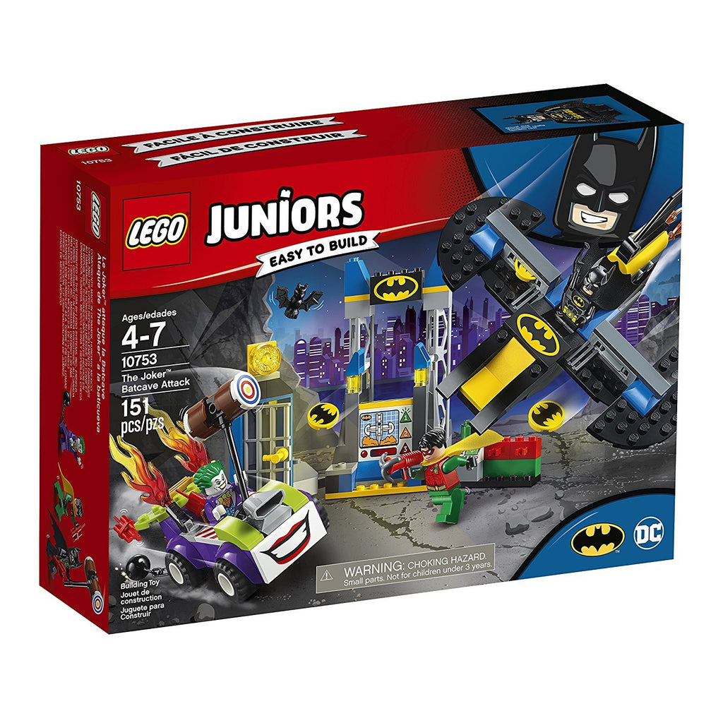LEGO® Juniors DC The Joker Batcave Attack Building Set 10753