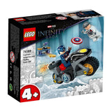 LEGO® Marvel Avengers Captain America And Hydra Face-Off Building Set 76189 - Radar Toys