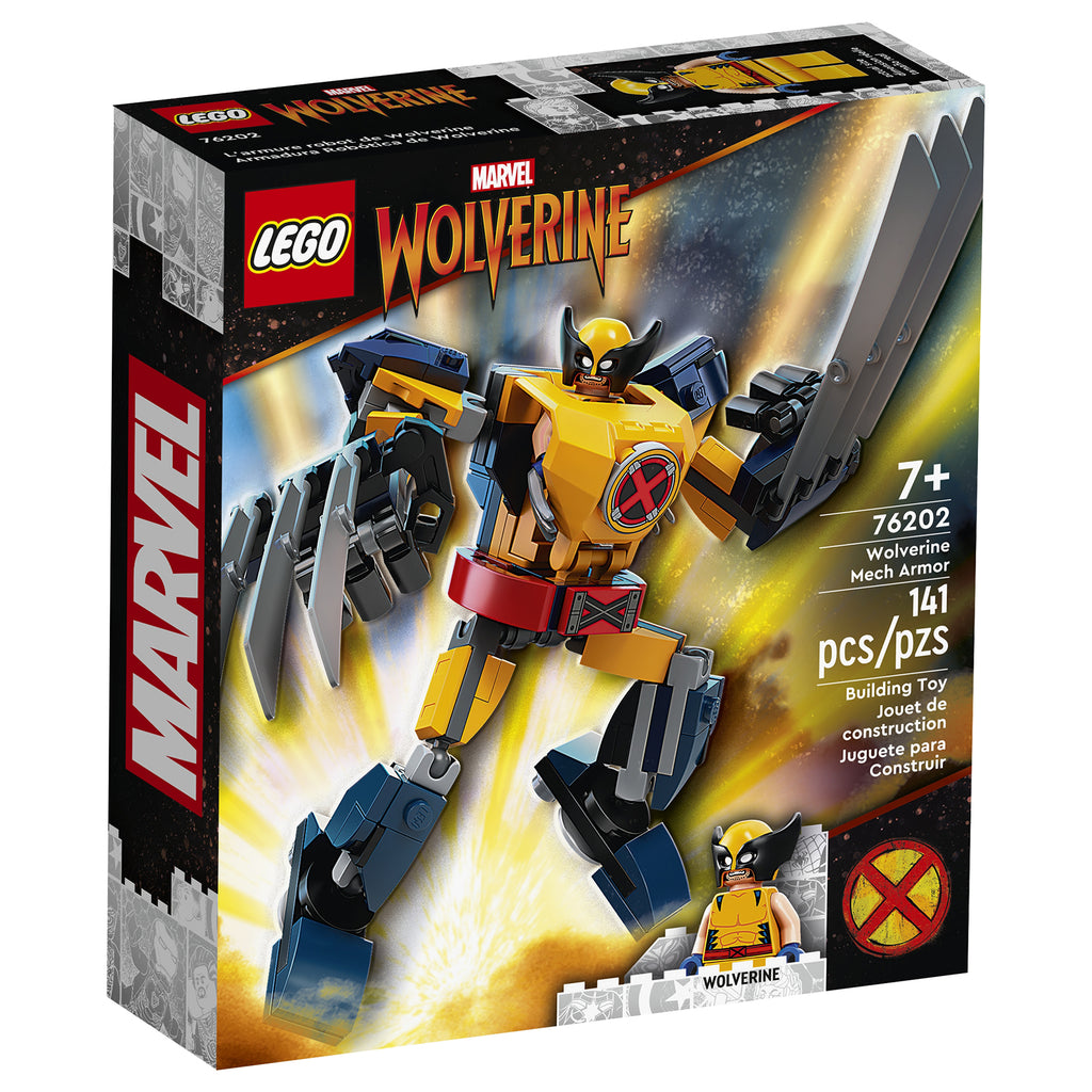 LEGO® Marvel Wolverine Mech Armor Building Set 76202