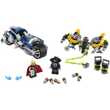 LEGO® Marvel Avengers Speeder Bike Attack Building Set 76142 - Radar Toys