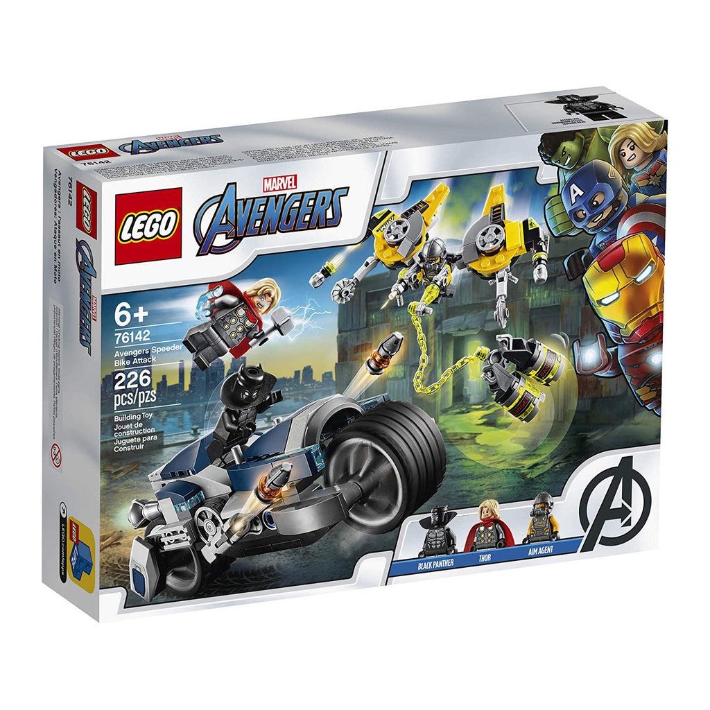 LEGO® Marvel Avengers Speeder Bike Attack Building Set 76142
